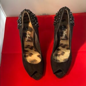 Sam Edelman Black Peep Toe Heels